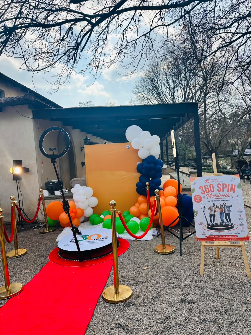 Mobile Wellness Co photobooth setup 3