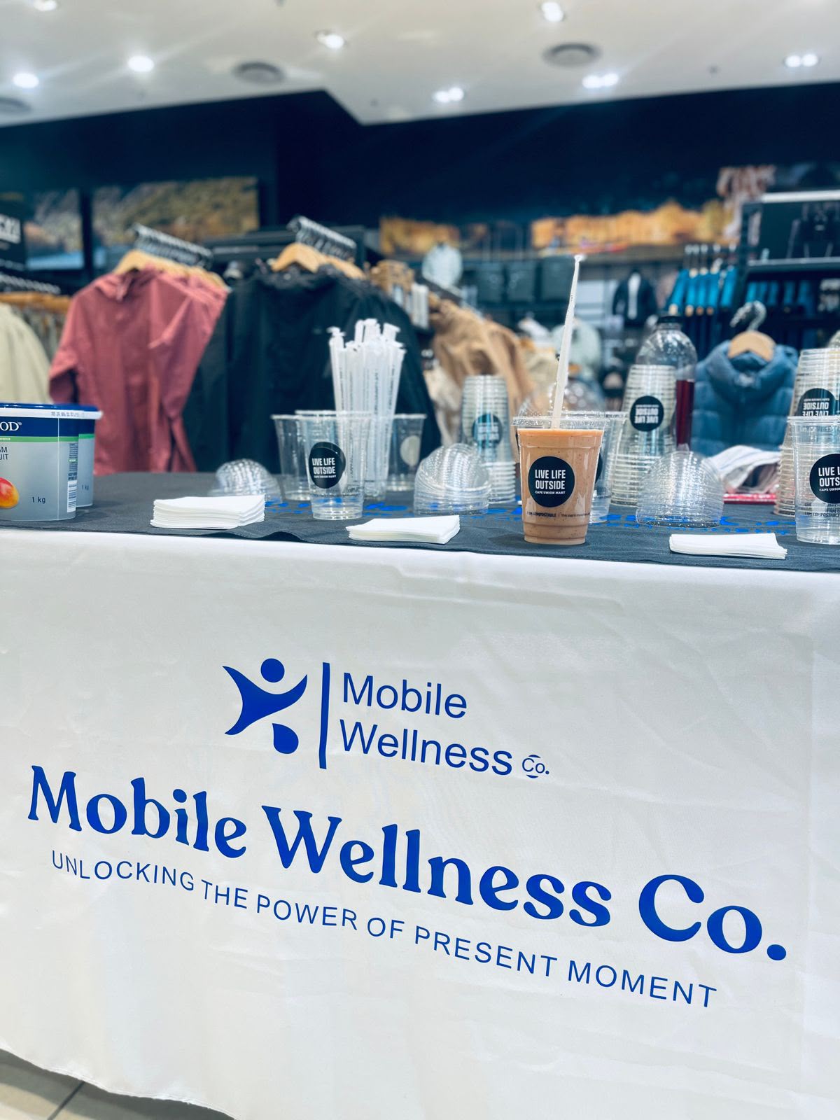 Smoothie bike at corporate wellness day 2
