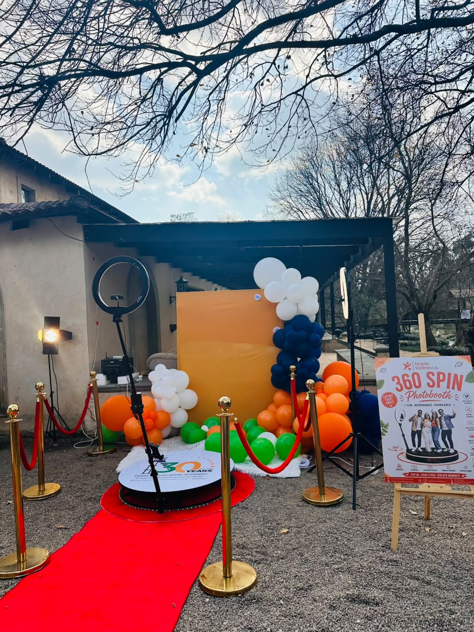 Mobile Wellness Co photobooth setup 4