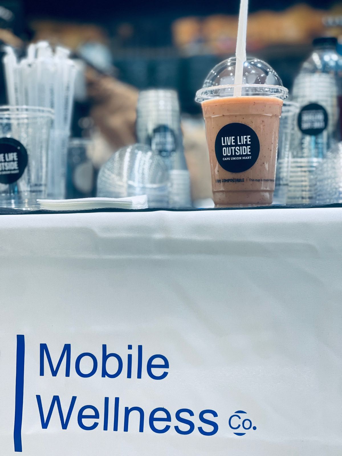 Smoothie bike at corporate wellness day 3