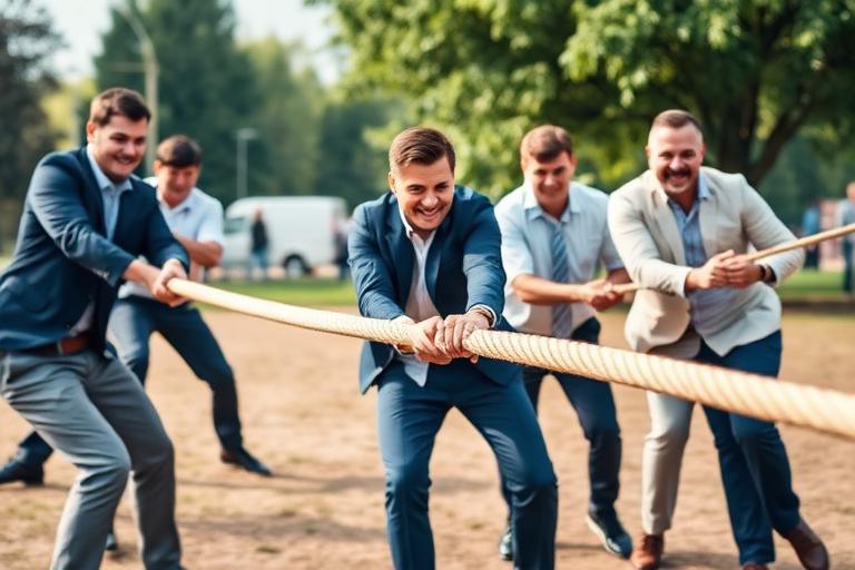Outdoor team building moment 2